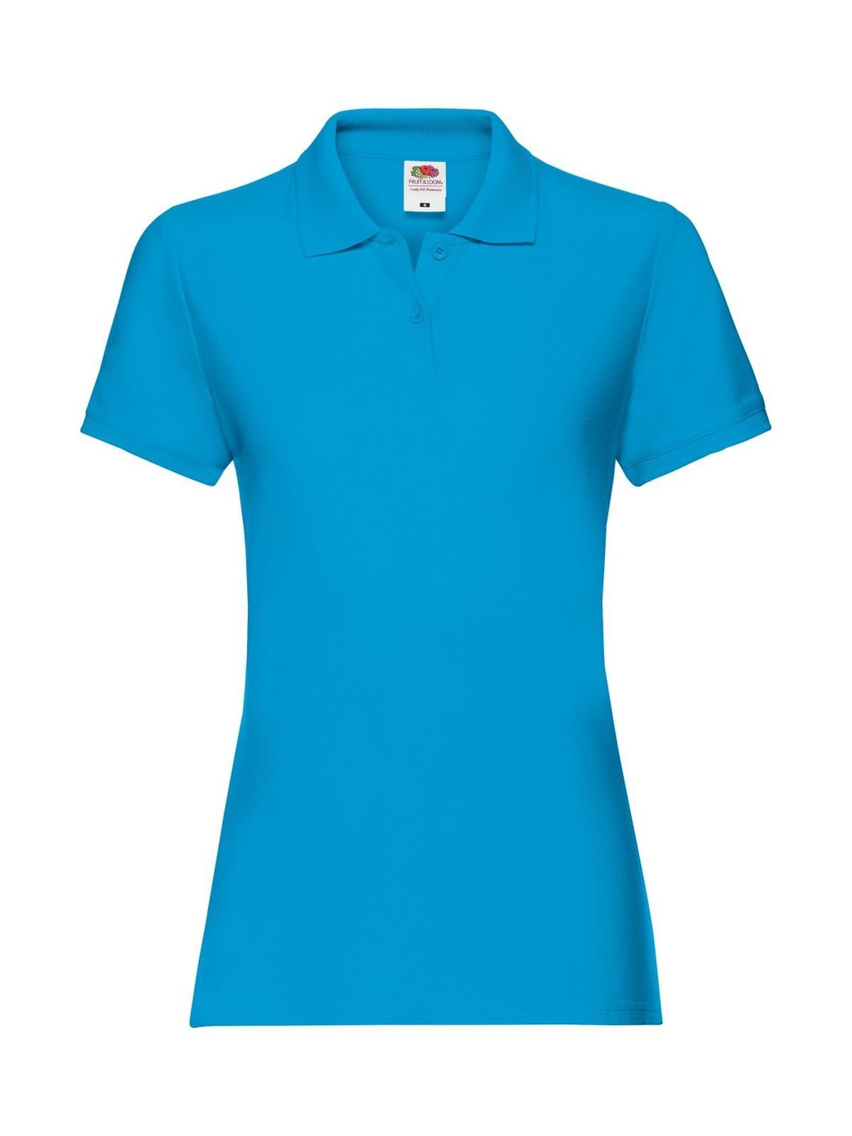 Polo premium para mujer - Azul celeste