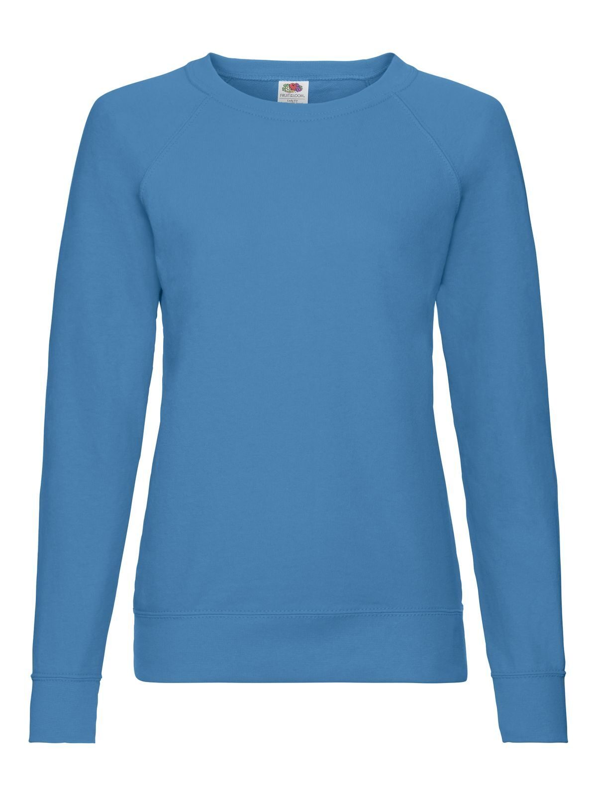 Sudadera raglán ligera para mujer - Azul celeste