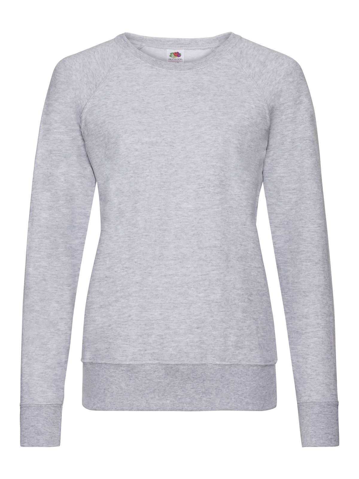 Sudadera raglán ligera para mujer - 94 - Gris melange