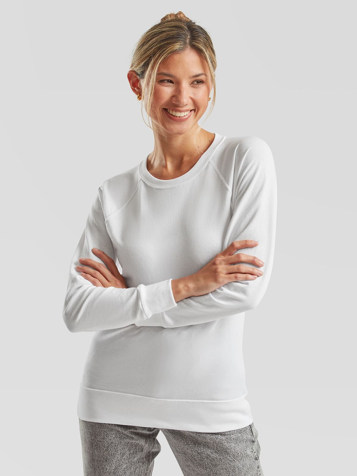 Sudadera raglán ligera para mujer