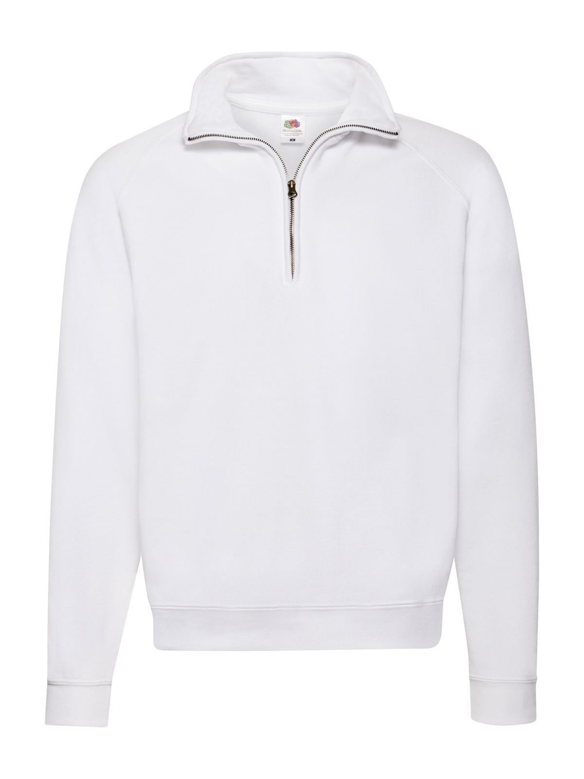 Sudadera clásica con cuello de cremallera - 30 - Blanco