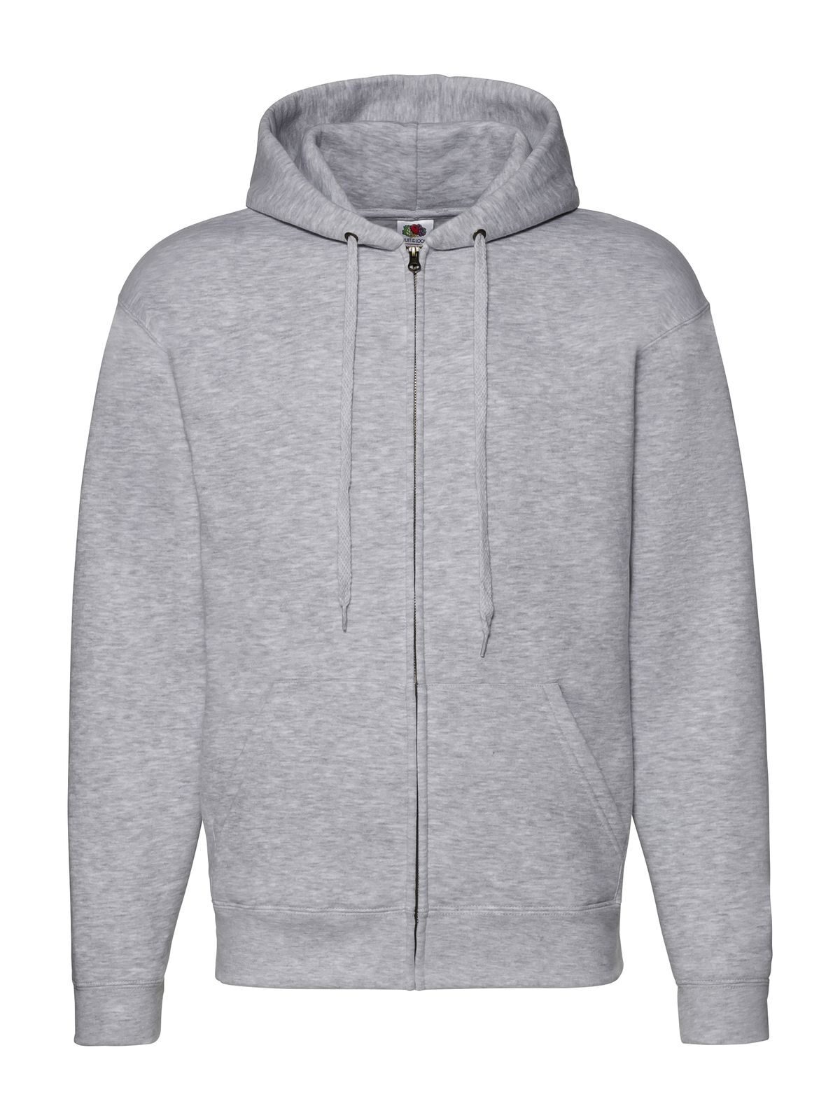 Chaqueta deportiva con capucha de primera calidad - 94 - Gris melange