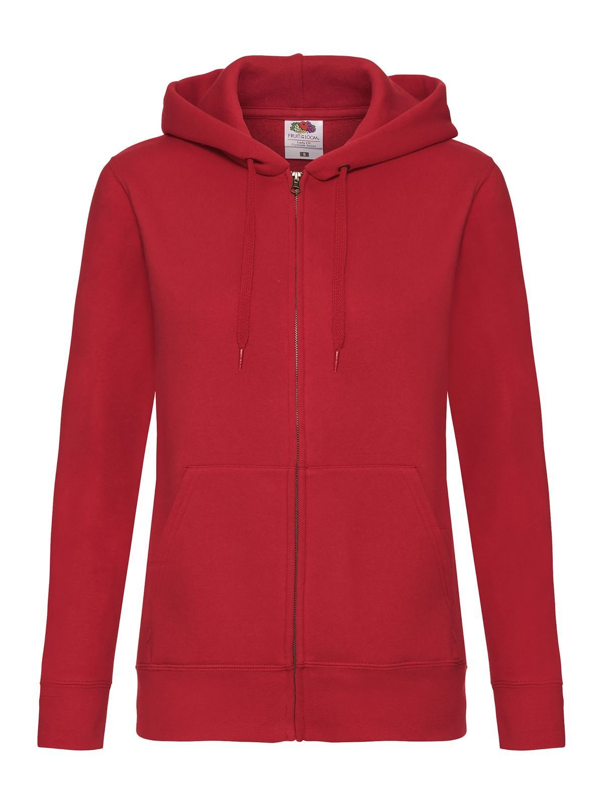 Chaqueta deportiva con capucha premium para mujer - 40 - Rojo