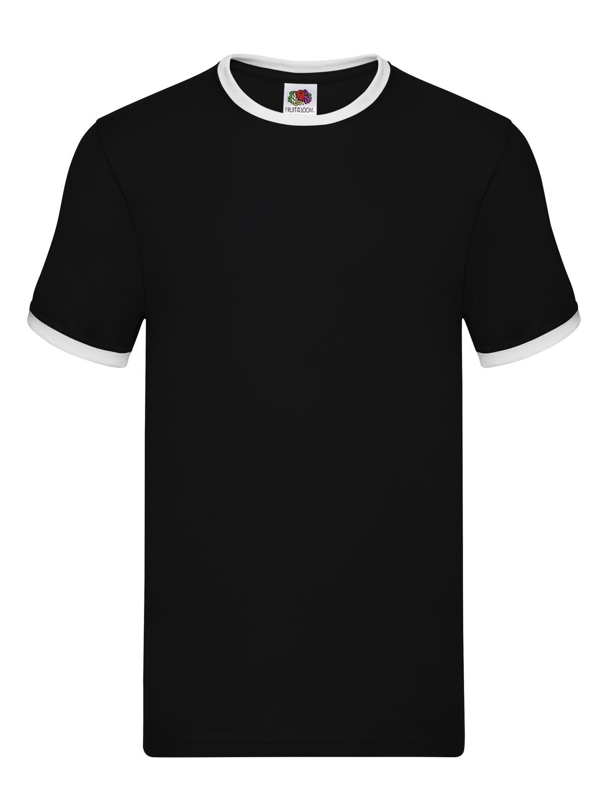 Camiseta con ribete - KW - Negro
