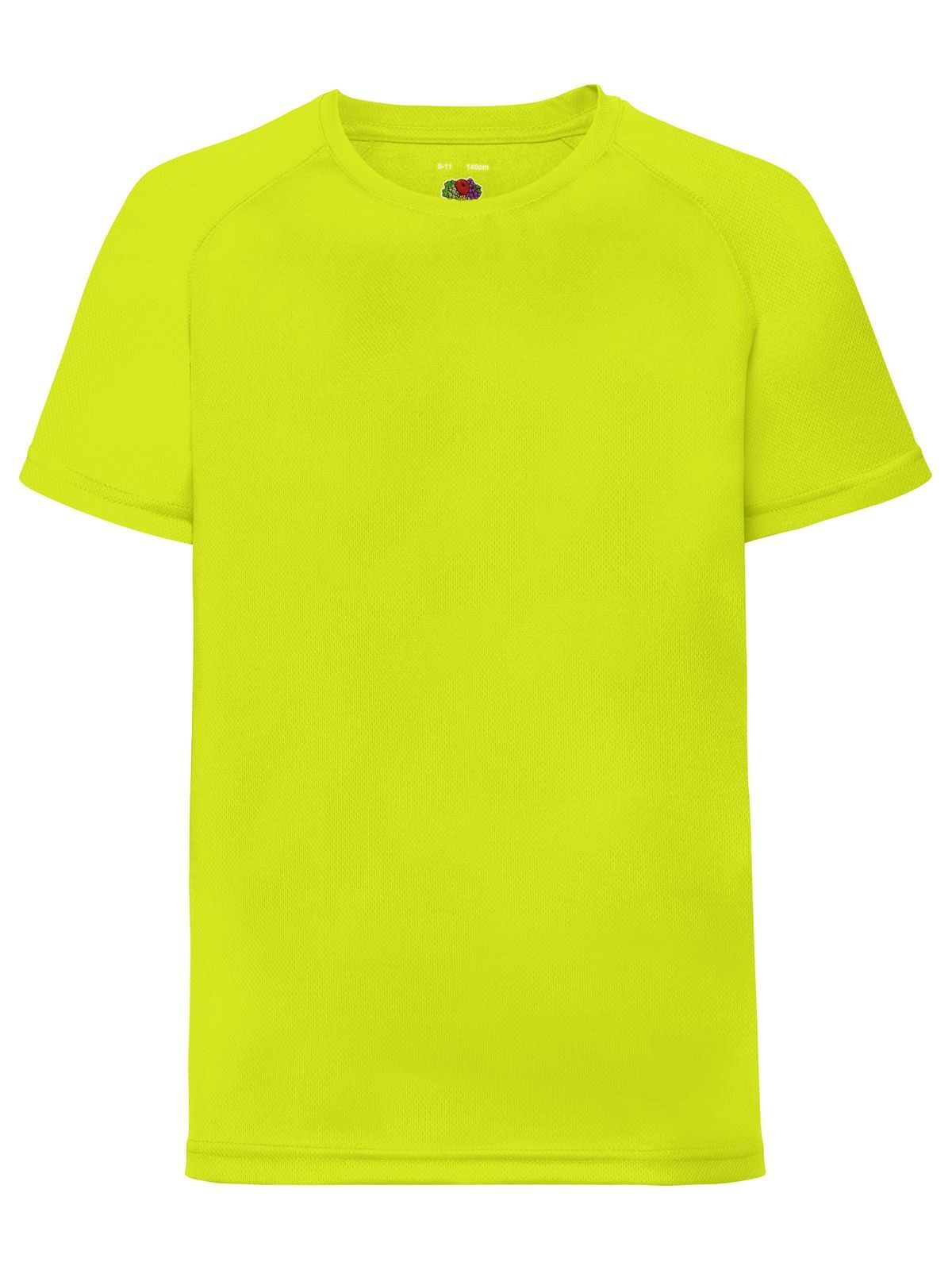 Camiseta de rendimiento infantil - Amarillo brillante