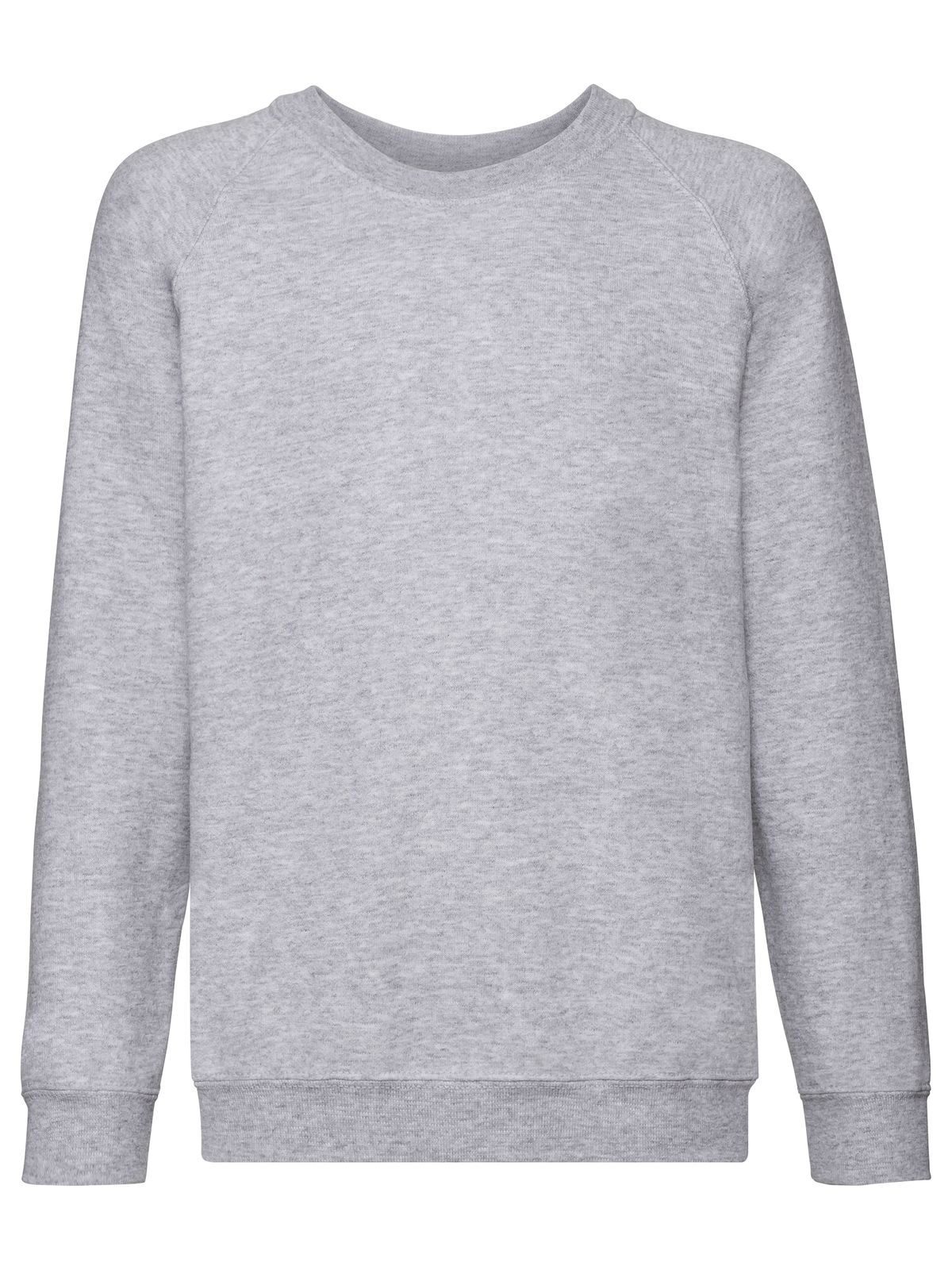 Sudadera clásica raglán para niños - 94 - Gris melange