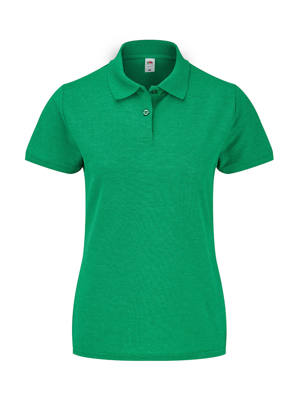 Polo de mujer 65/35 - RX - Verde jaspeado retro