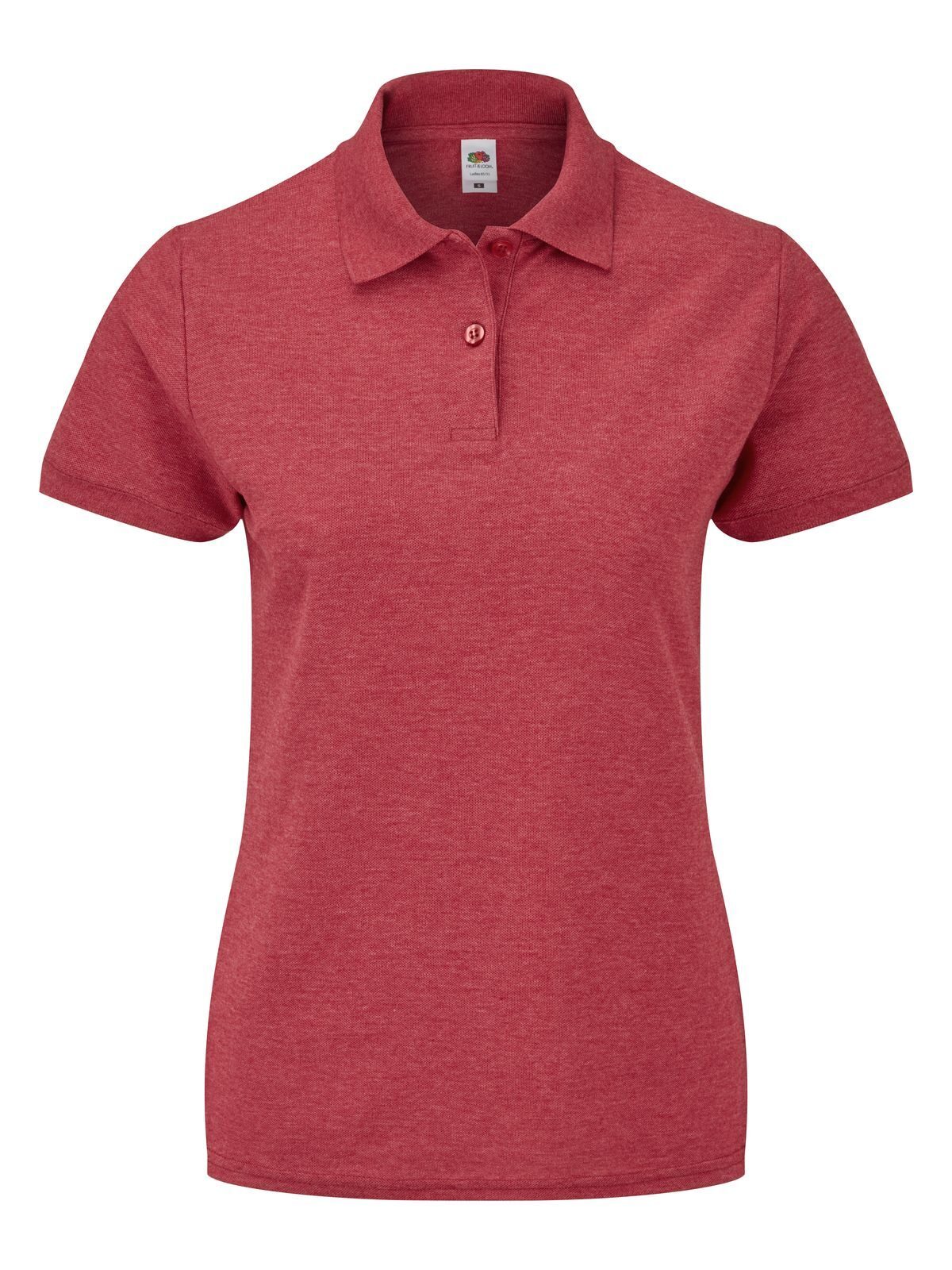 Polo de mujer 65/35 - VH - Rojo jaspeado vintage