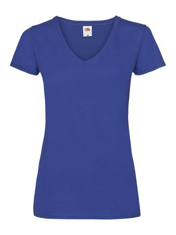 Camiseta de mujer Valueweight con cuello en V - 51 - 51 Azul Real