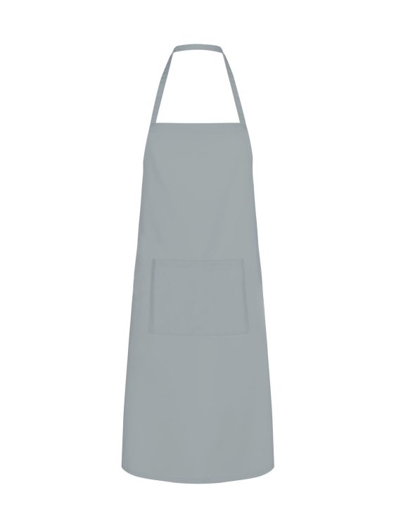 Delantal básico con bolsillo - GY - Gris