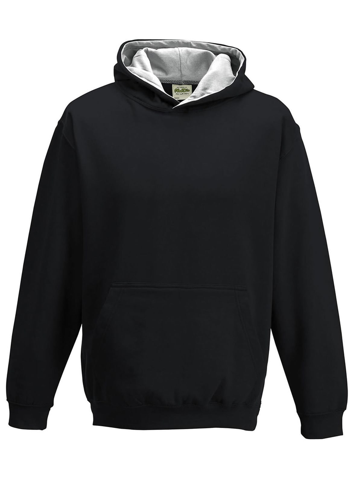 Sudadera con capucha estilo universitario para niños - JBLHGR - JBL-HGR - Negro azabache-Gris jaspeado