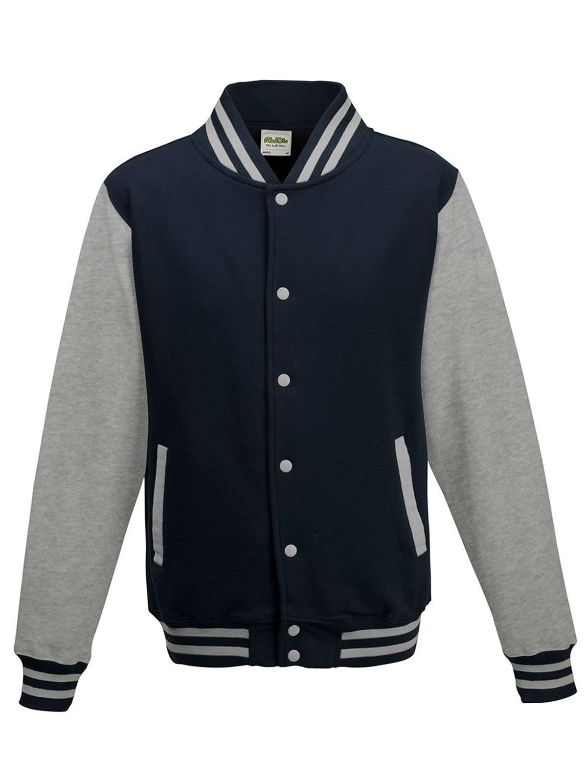 Chaqueta universitaria - Azul marino Oxford/gris jaspeado