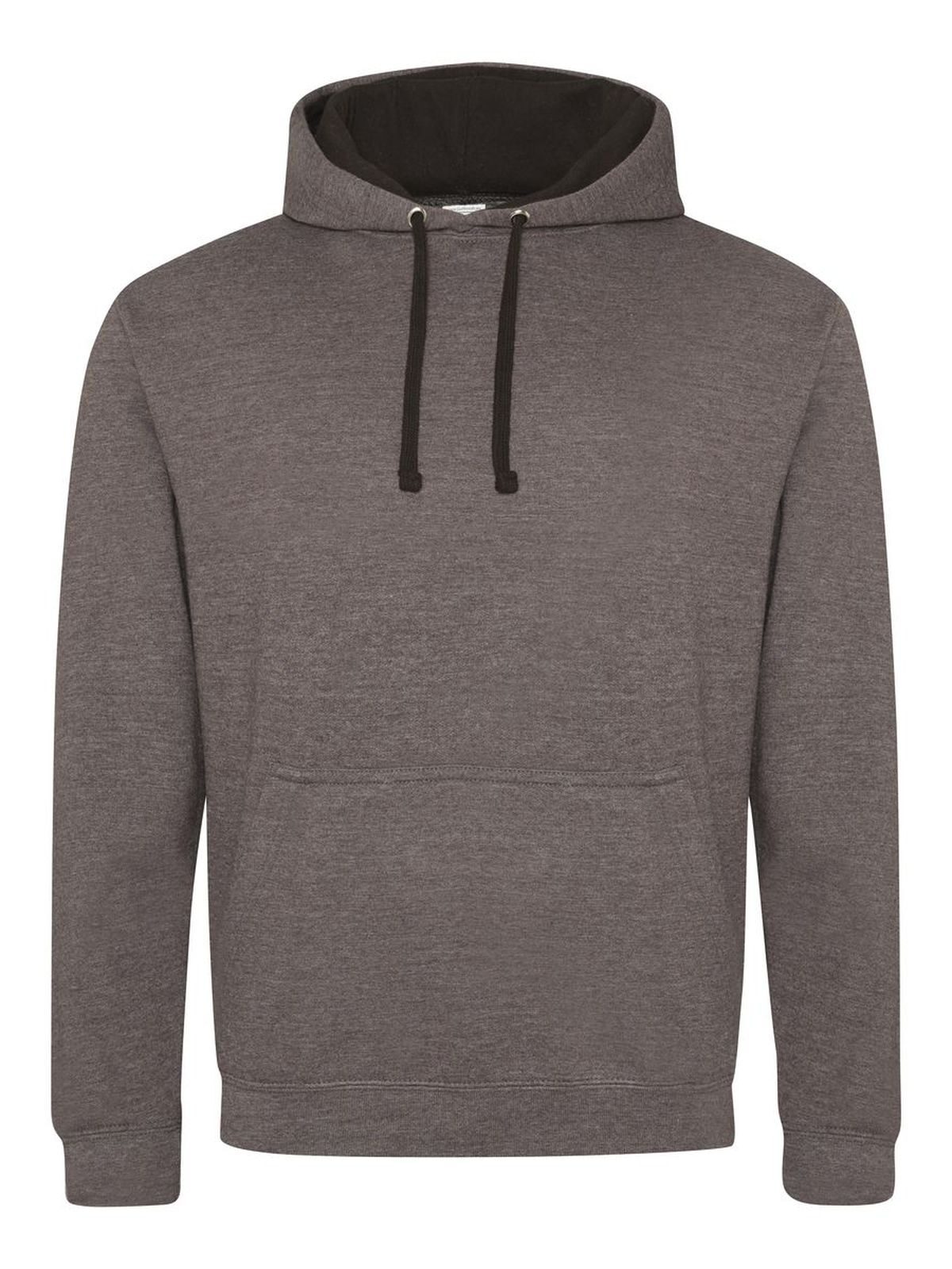 Sudadera con capucha estilo universitario - CHA - Carbón-Negro Azabache