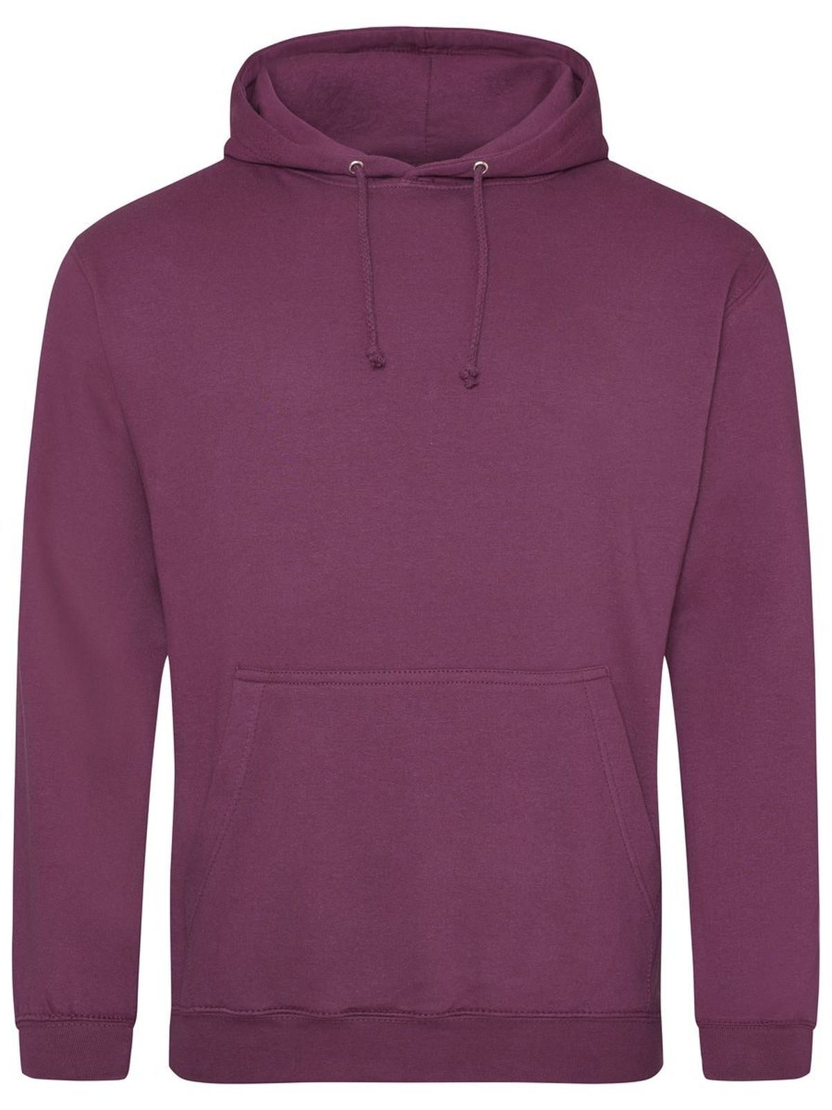 Sudadera universitaria - Ciruela