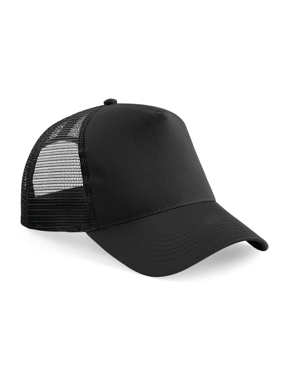 Gorra de camionero Snapback - Negro/negro