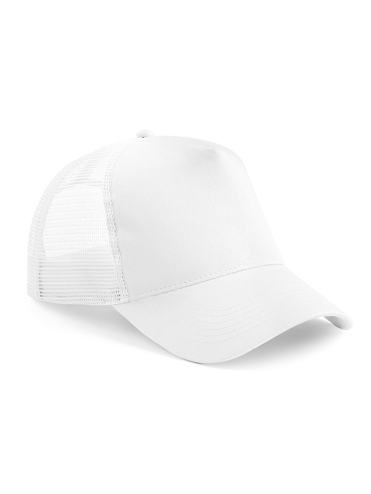 Gorra de camionero Snapback - Blanco/blanco