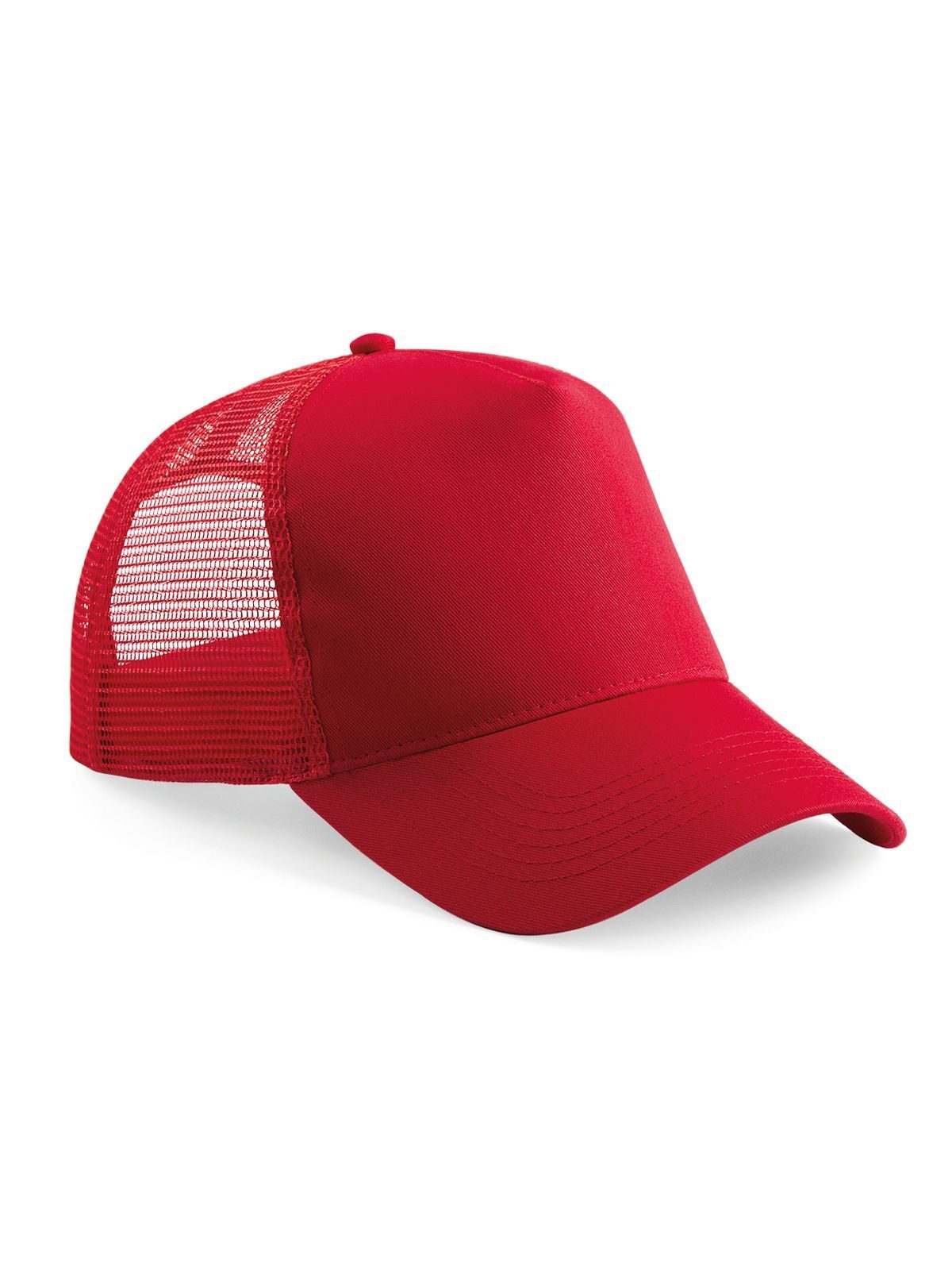 Gorra de camionero Snapback - Rojo clásico/rojo clásico