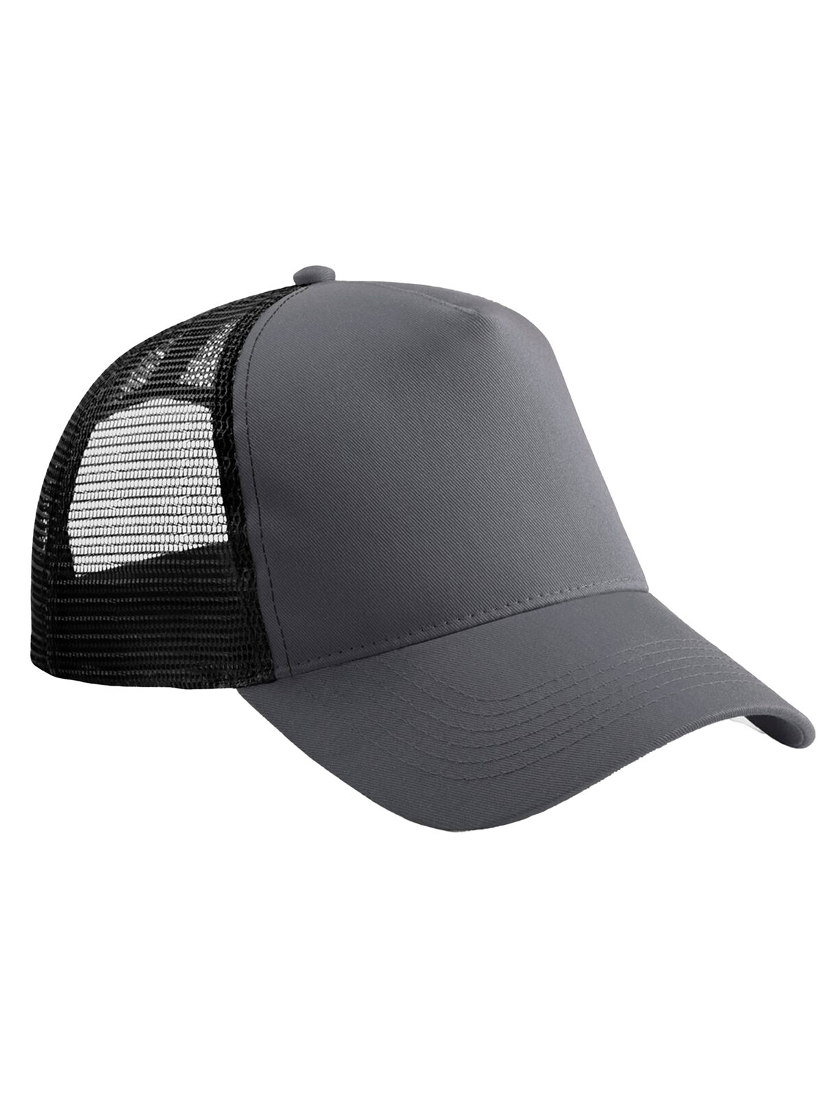 Gorra de camionero Snapback - Gris grafito/negro