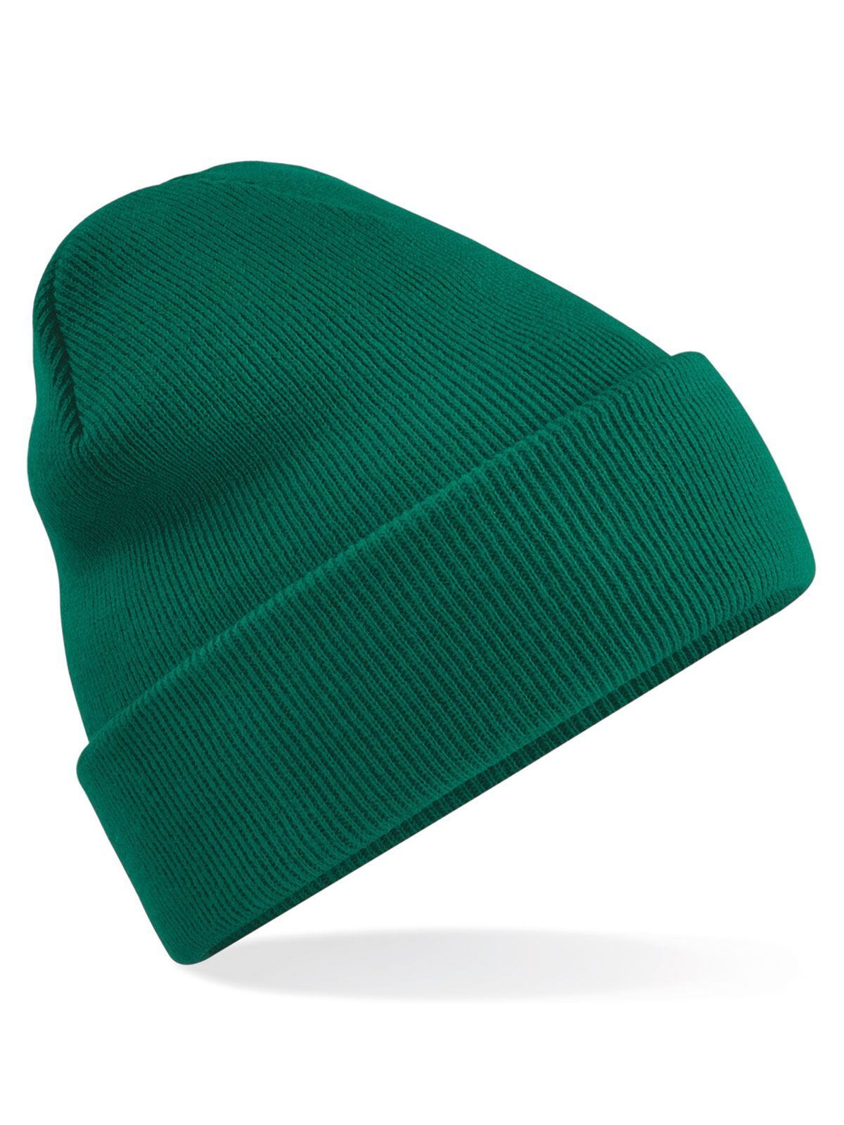 Gorro con puño original - Botella verde