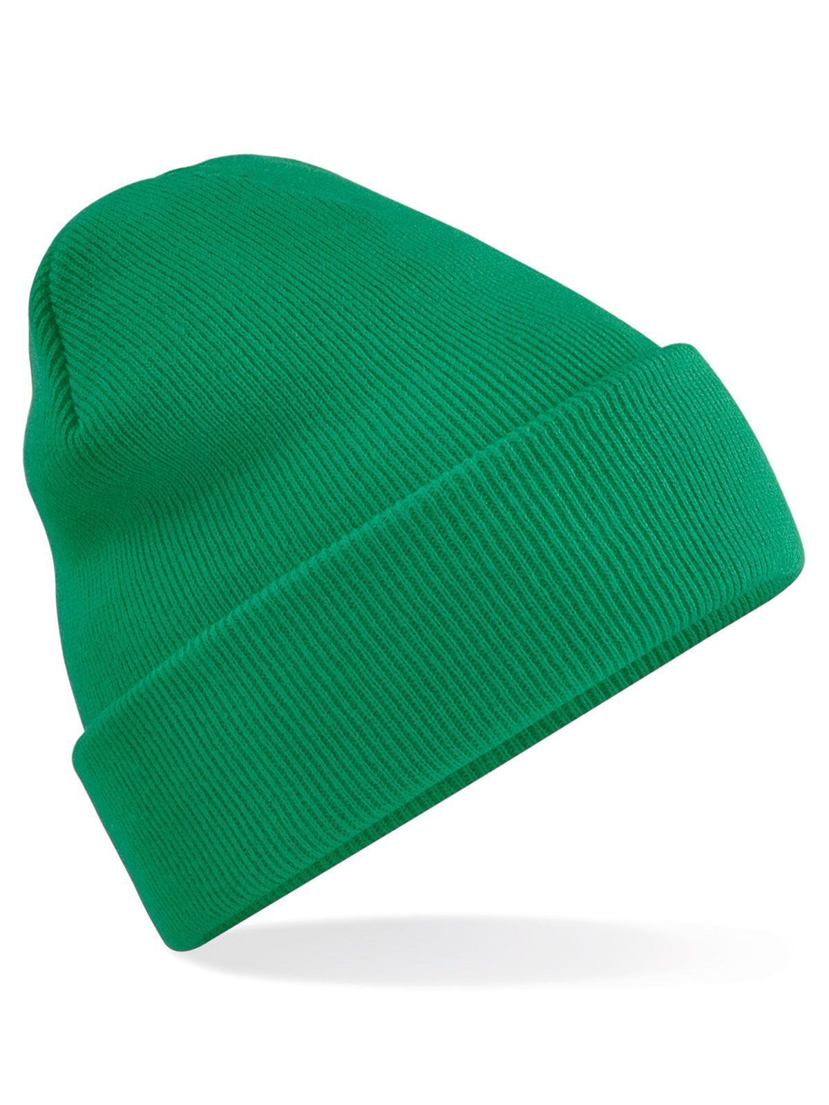 Gorro con puño original - Verde Kelly