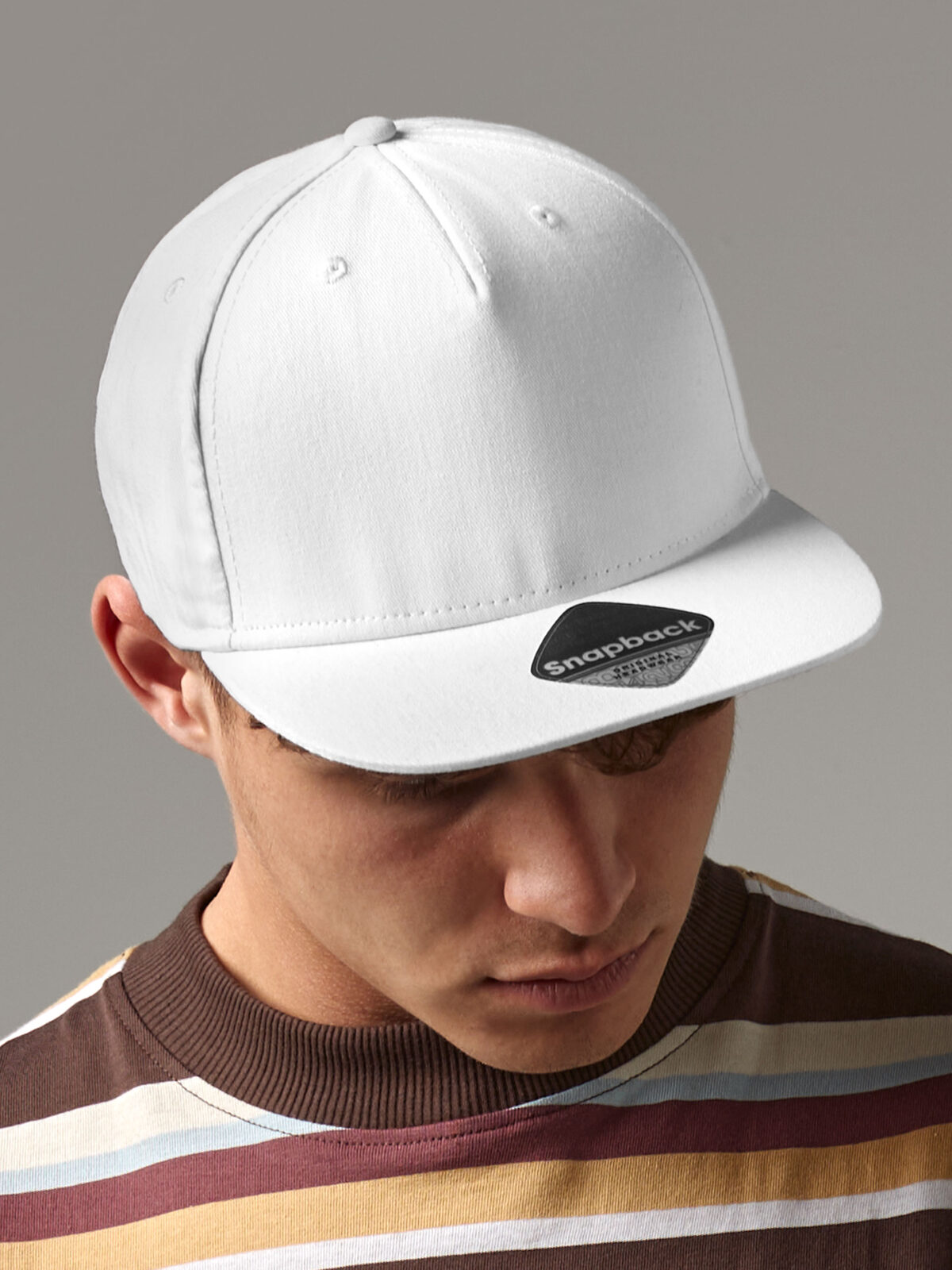 Gorra de rapero snapback de 5 paneles