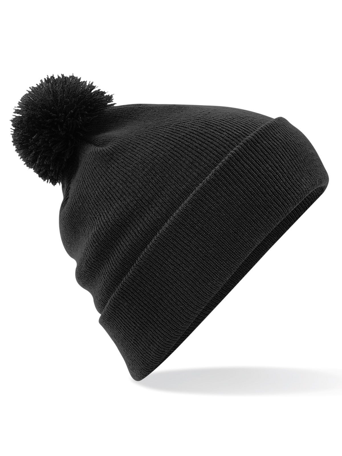 Gorro con pompón original - Negro