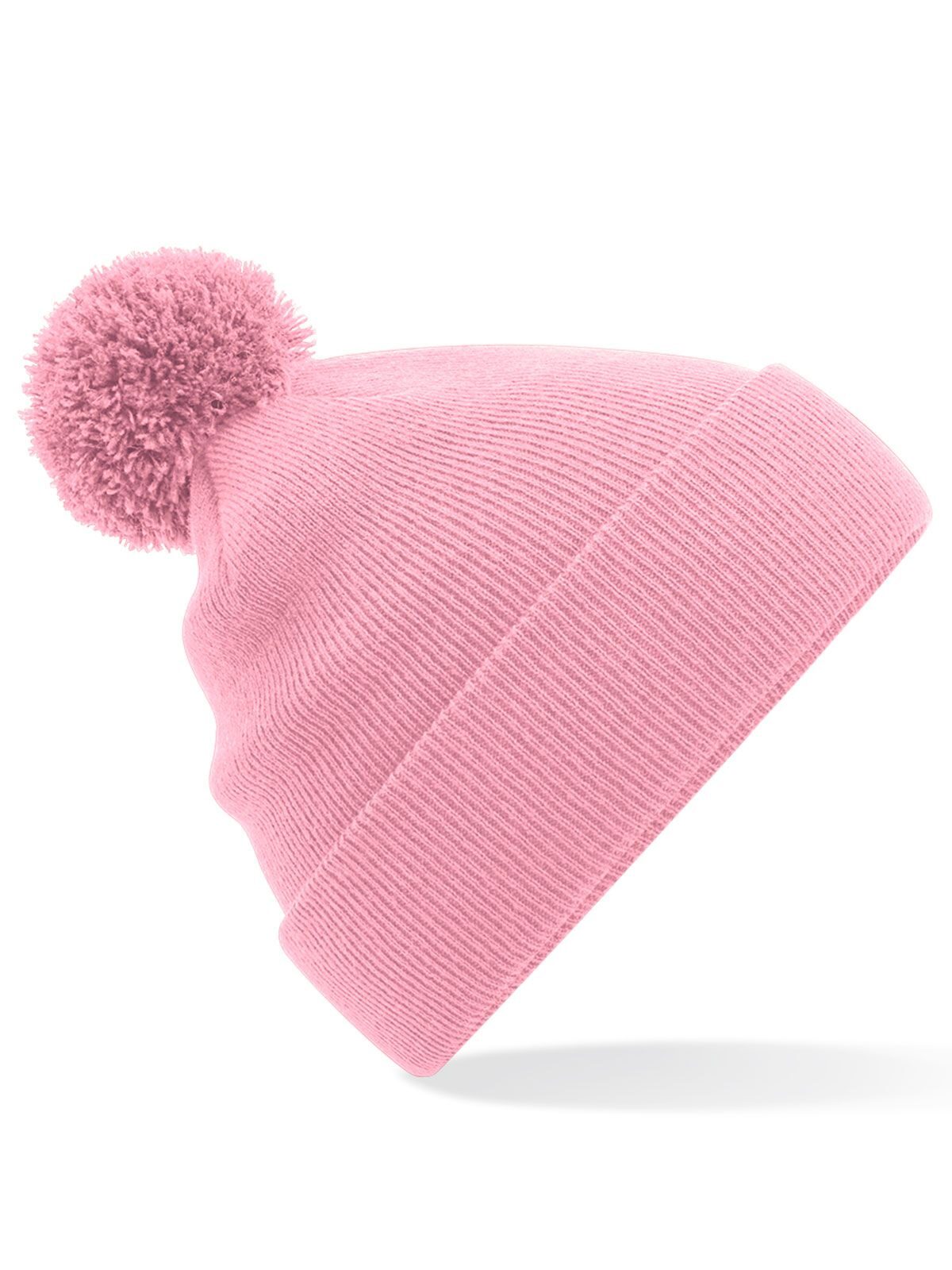 Gorro con pompón original - Rosa oscuro
