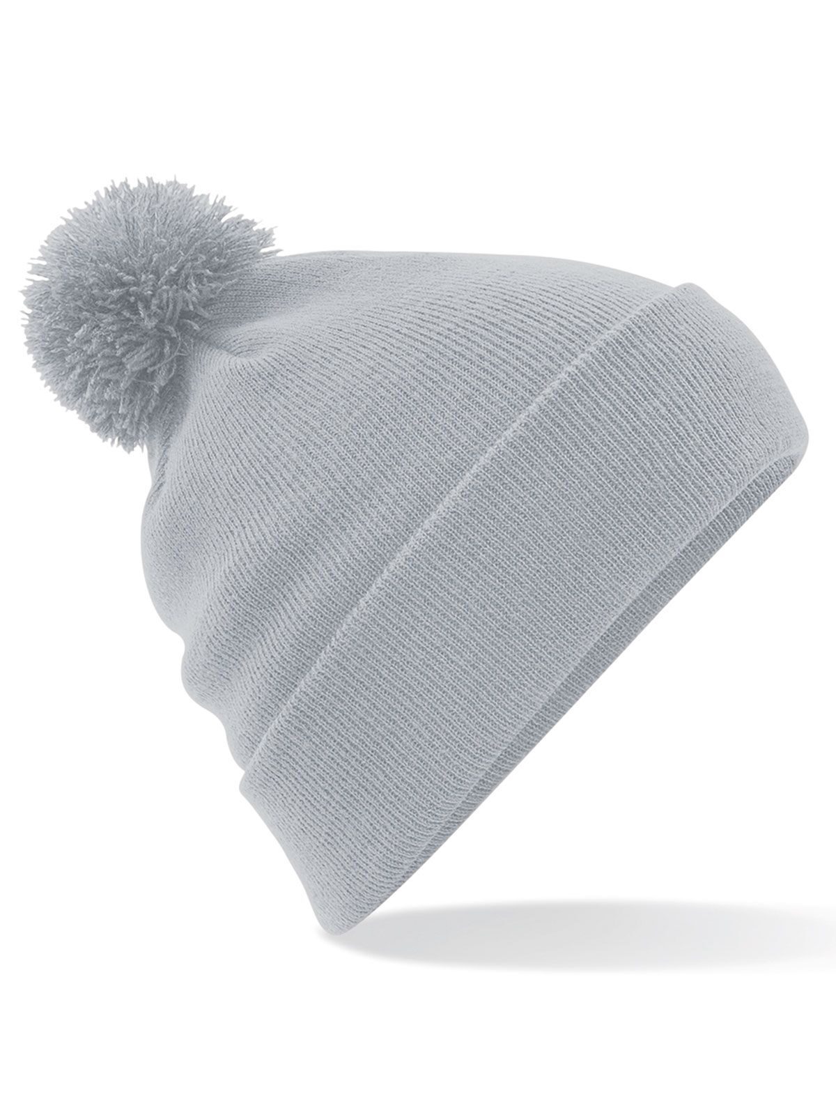 Gorro con pompón original - Gris claro