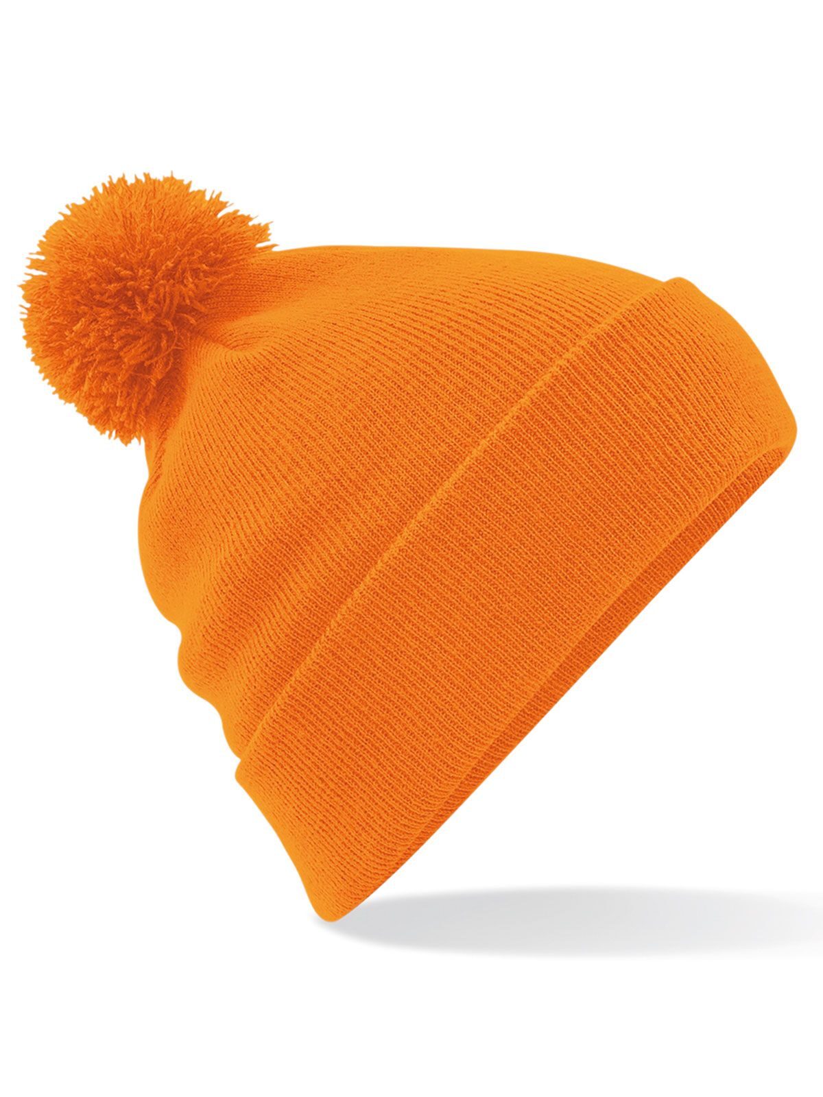 Gorro con pompón original - Naranja