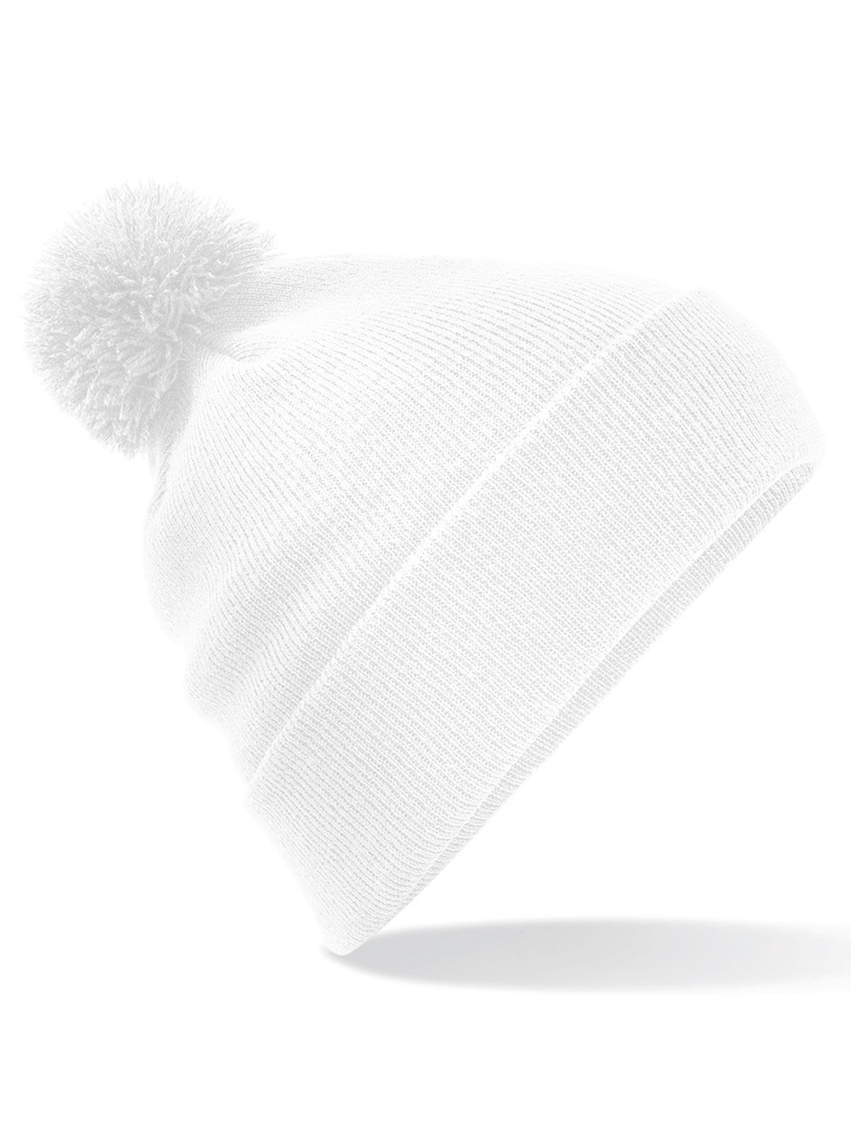 Gorro con pompón original - Blanco