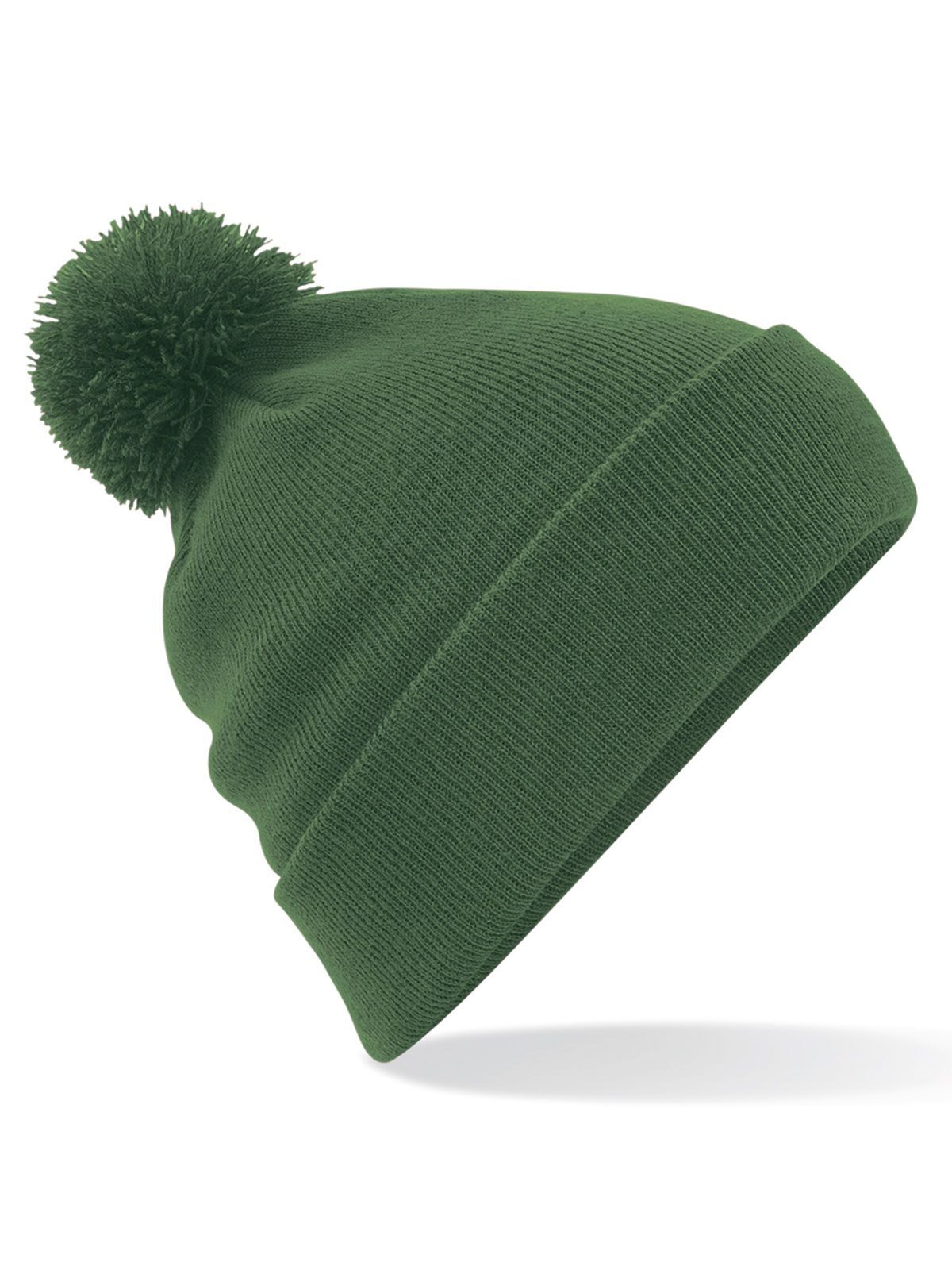 Gorro con pompón original - Verde musgo