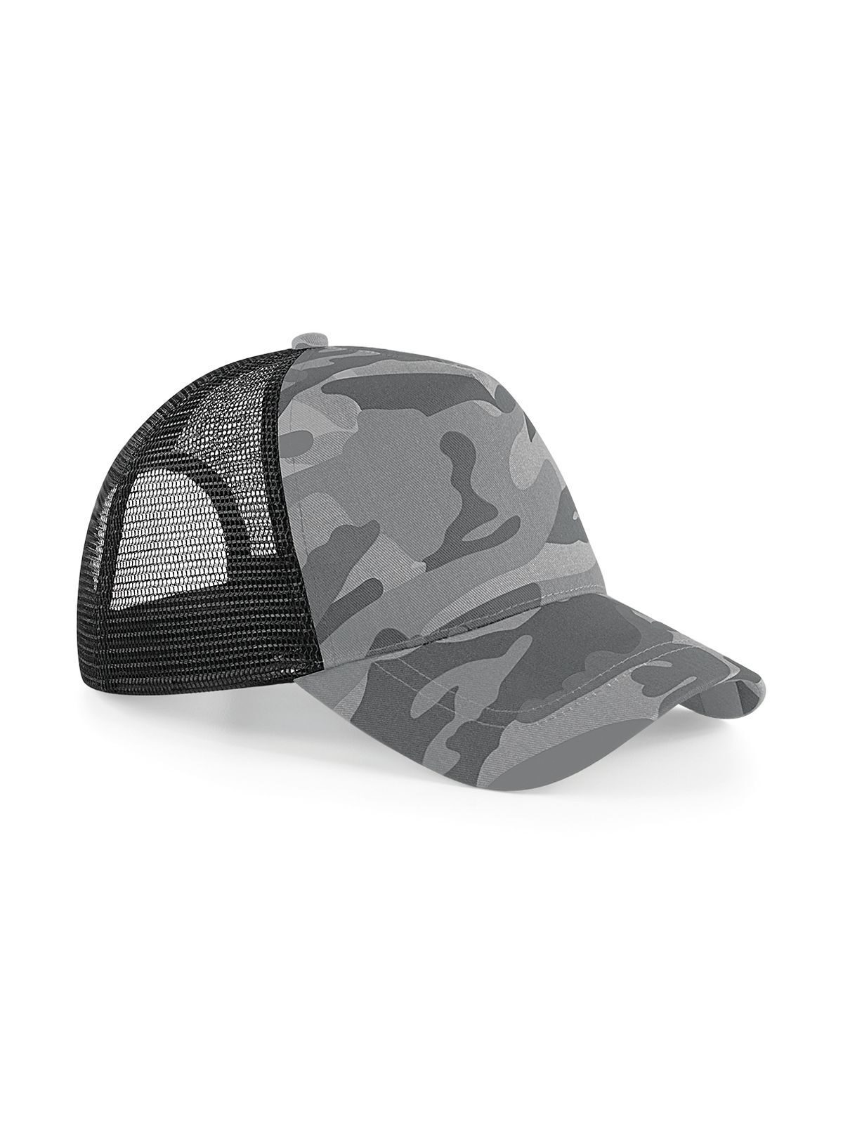 Gorra trucker con cierre ajustable de camuflaje - Camuflaje ártico