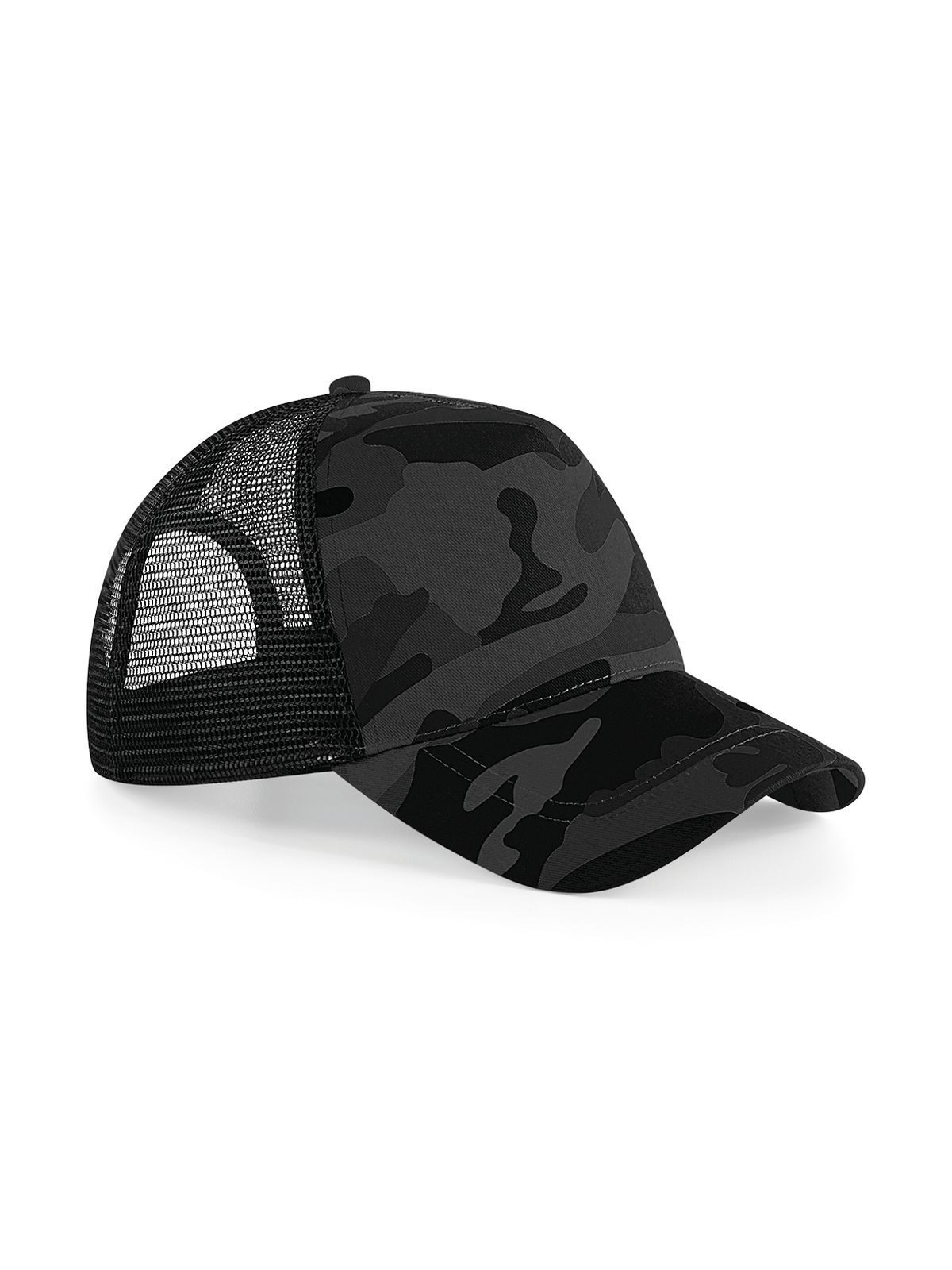 Gorra trucker con cierre ajustable de camuflaje - Camuflaje medianoche