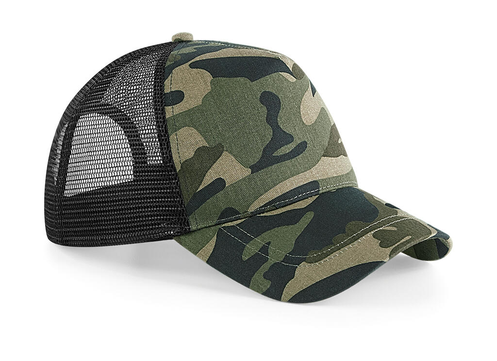Gorra trucker con cierre ajustable de camuflaje - Camuflaje de jungla