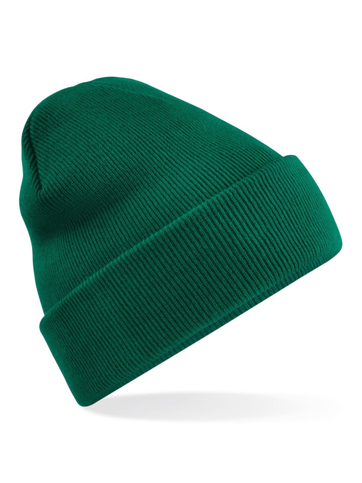 Gorro con puño original reciclado - Botella verde