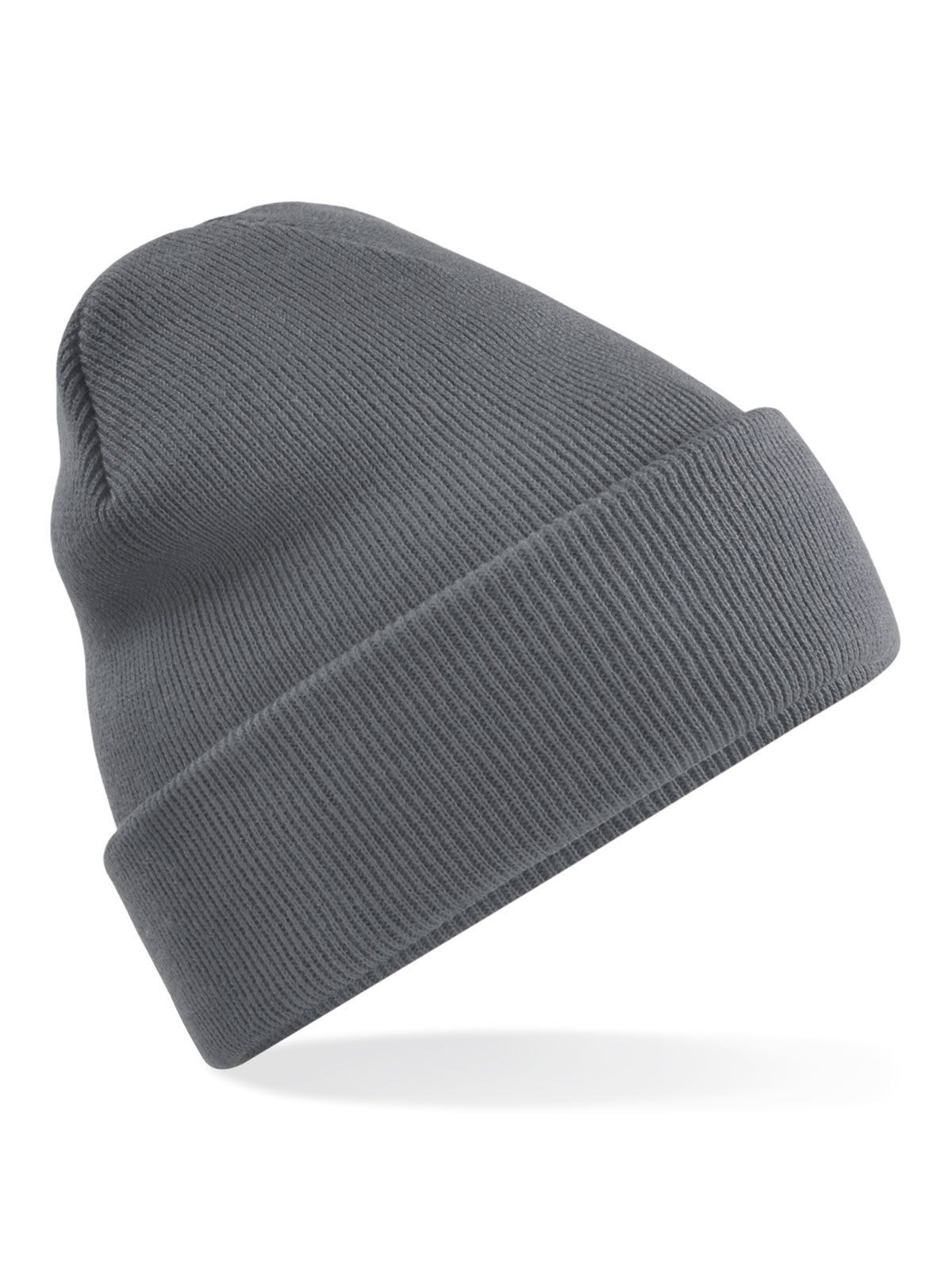 Gorro con puño original reciclado - Gris grafito