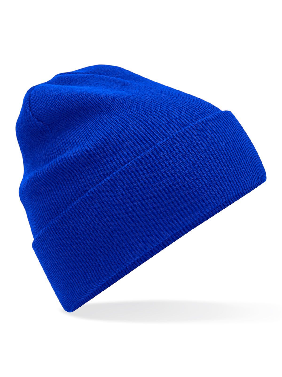 Gorro de algodón orgánico original con puño - Brillante real