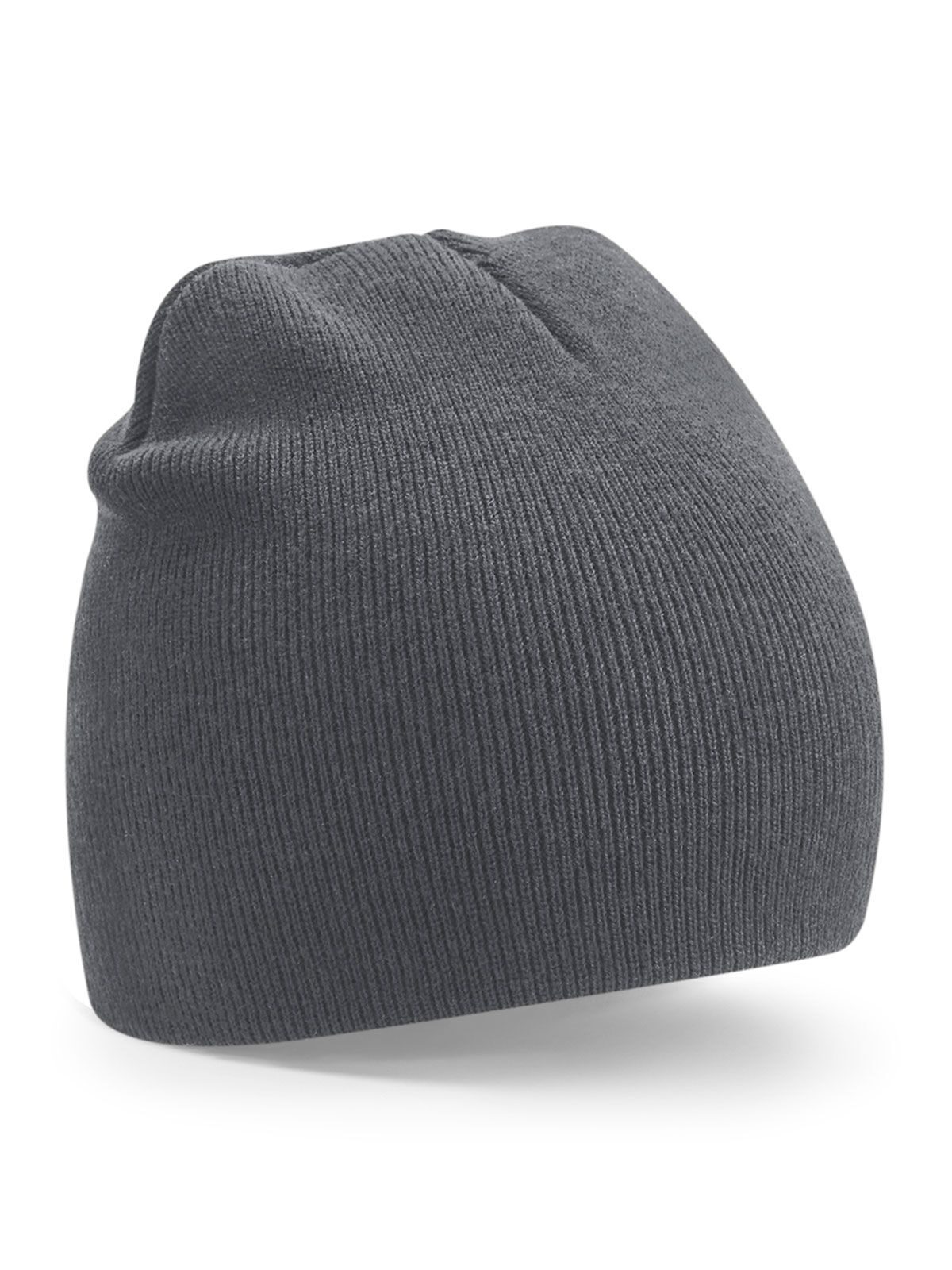 Gorro de lana reciclado original con cierre ajustable - Gris grafito