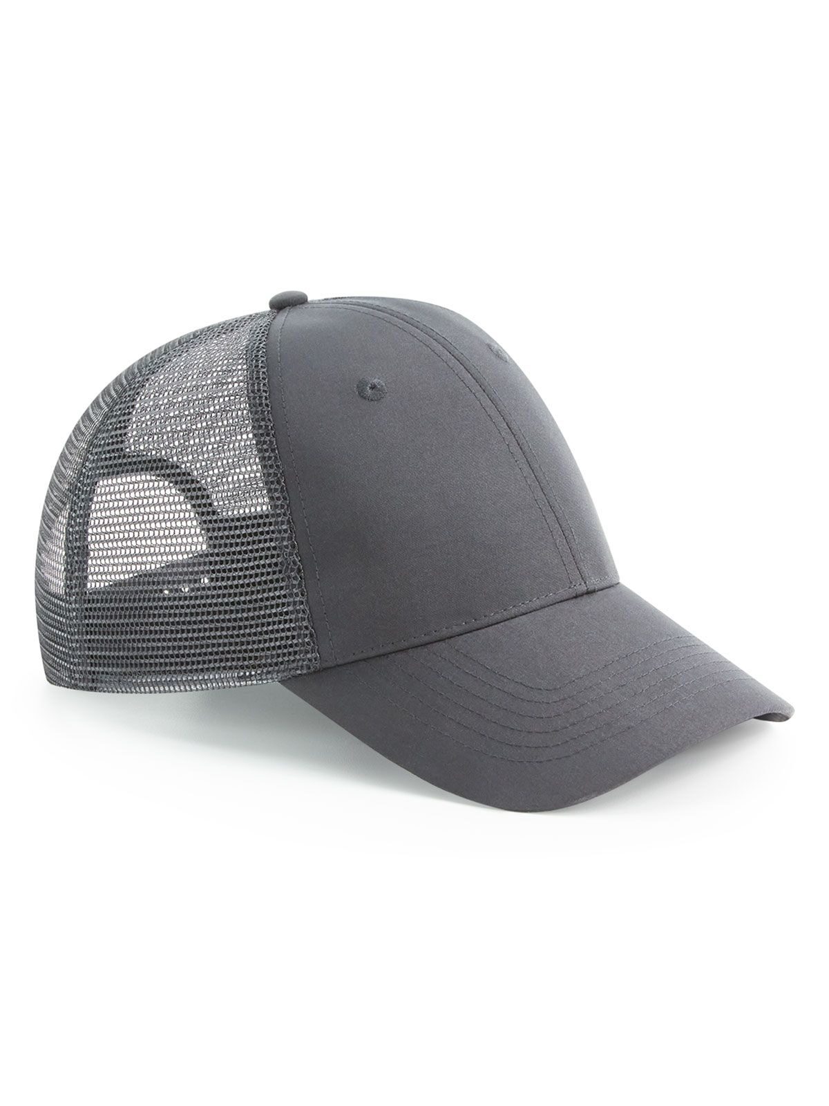 Gorra trucker de 6 paneles con cierre ajustable, reciclada, de Urbanwear - GPH - Gris grafito