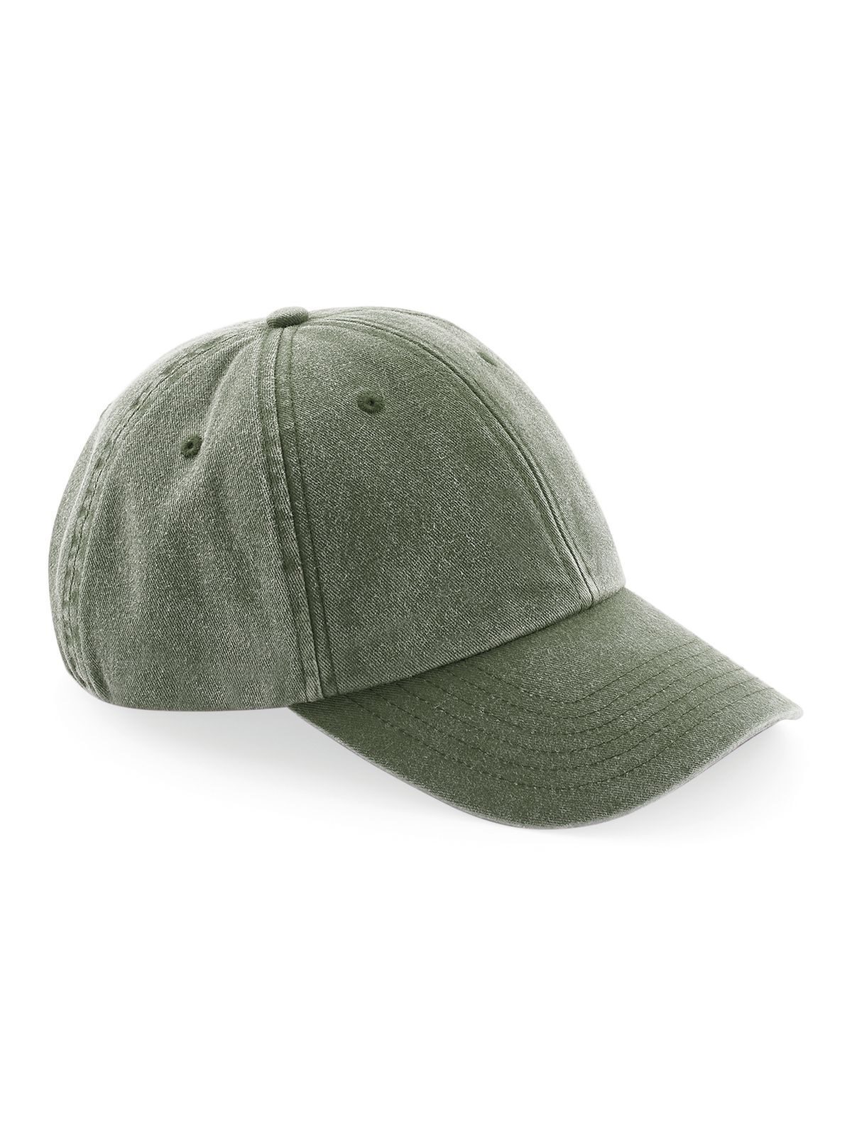 Gorra vintage de perfil bajo - Aceituna añeja