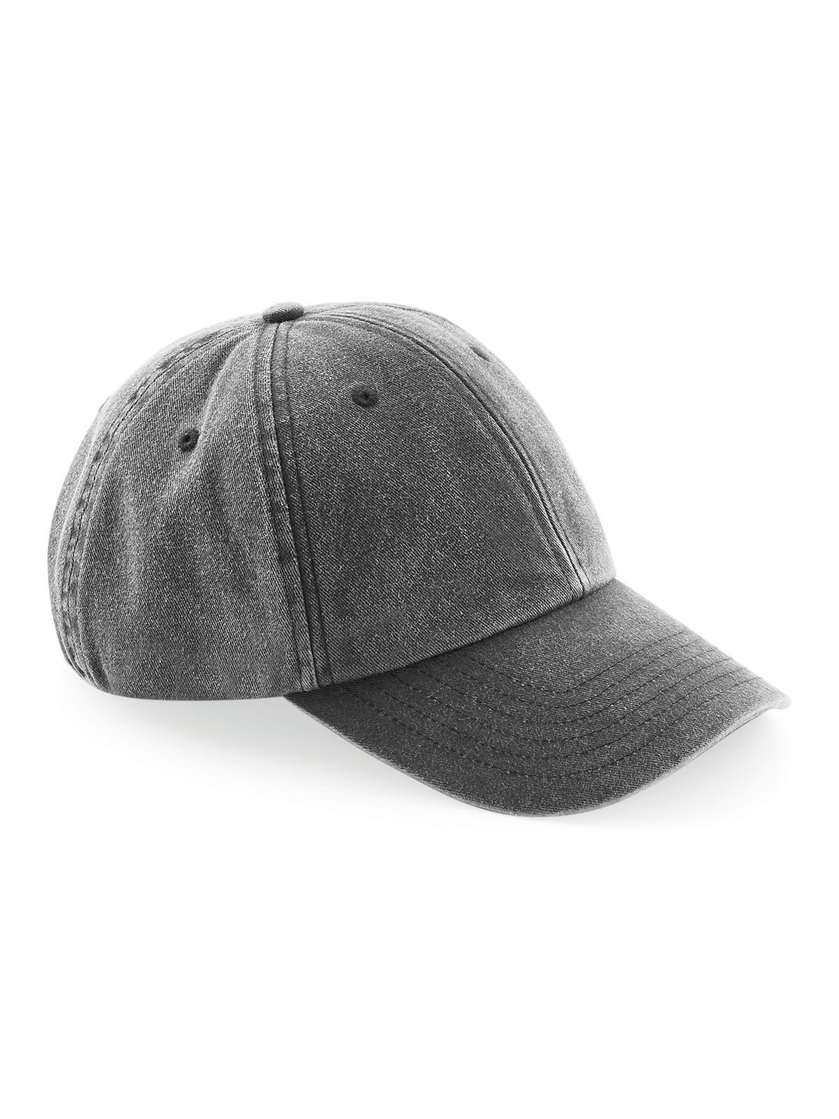 Gorra vintage de perfil bajo - Negro vintage