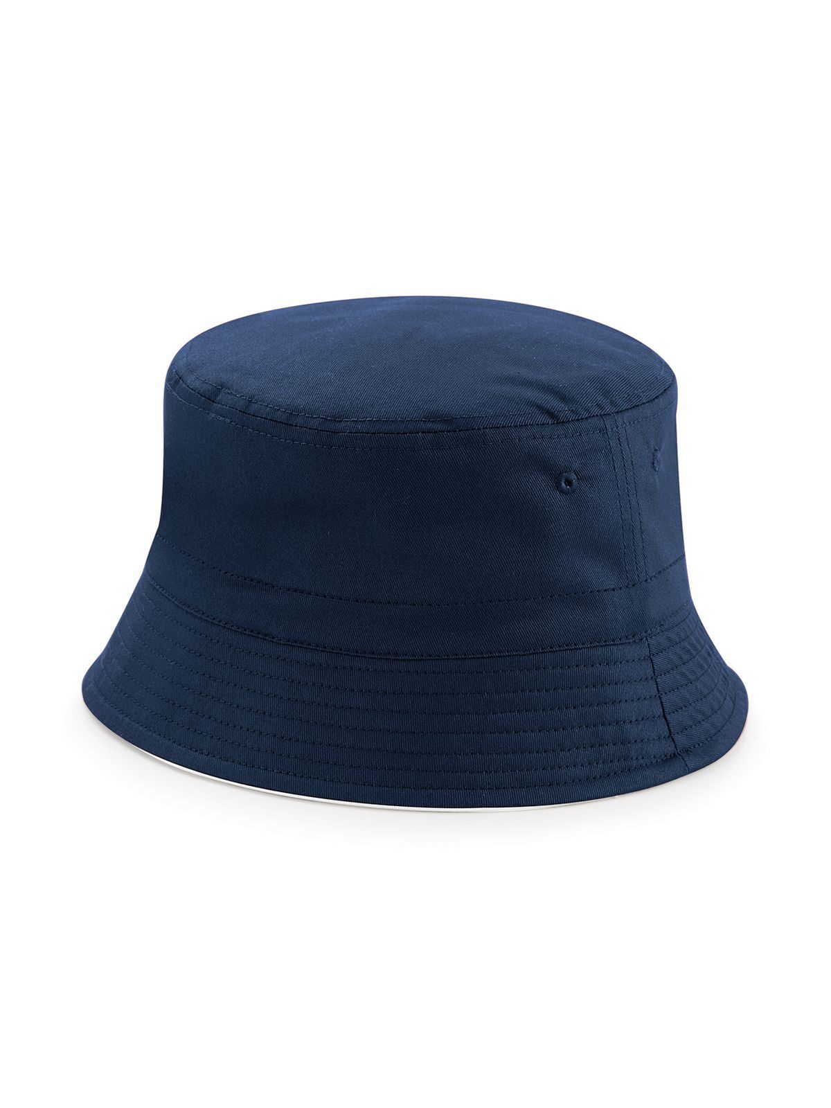 Sombrero de pescador reversible - Azul marino francés/Blanco