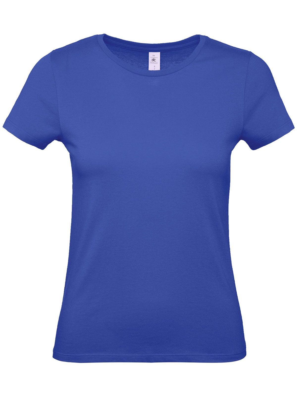 Camiseta de mujer #E150 - Negro/Azul cobalto