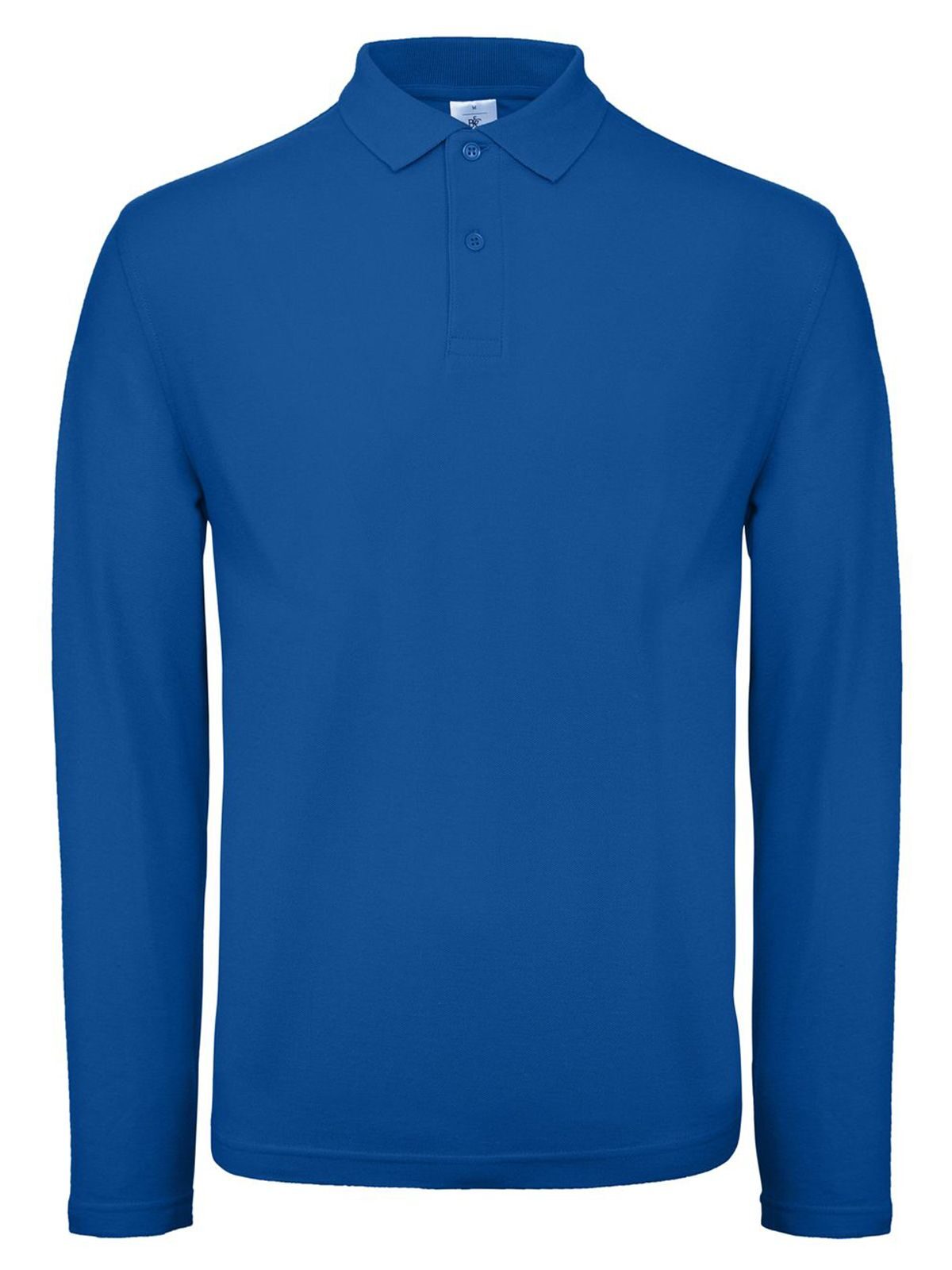Polo de manga larga para hombre ID.001 - 450 - Azul real