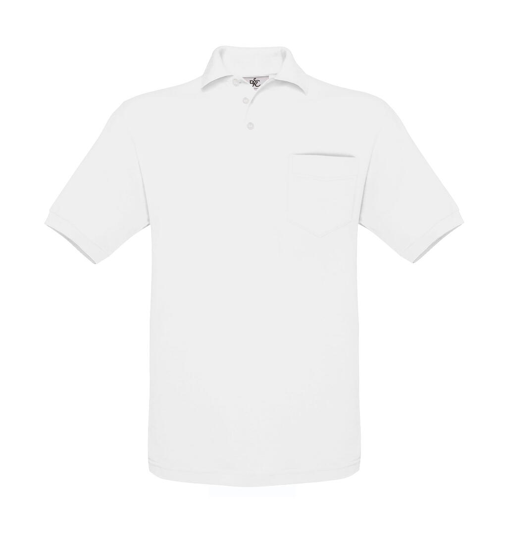 Polo unisex Safran Pocket - 001 - Blanco