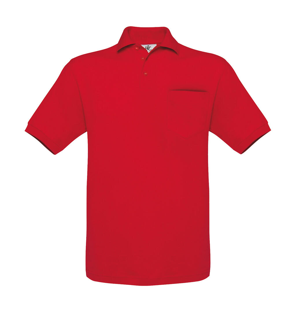 Polo unisex Safran Pocket - 004 - Rojo