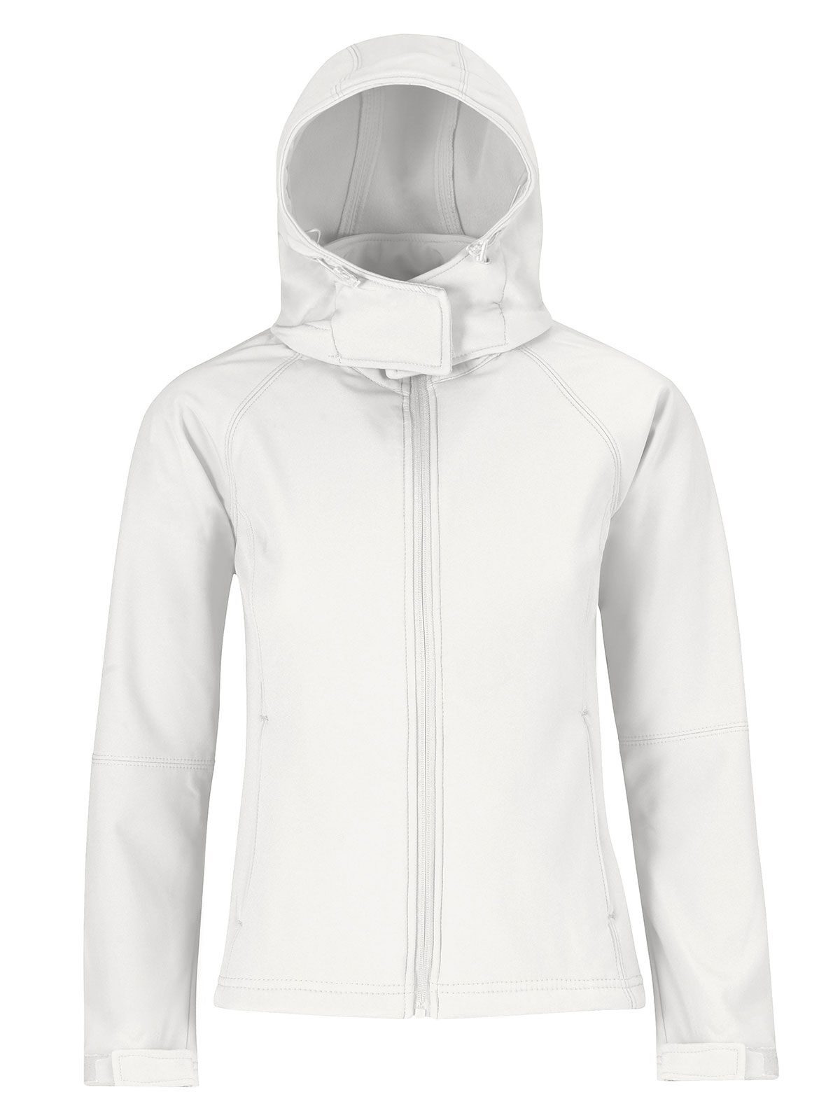 Chaqueta softshell con capucha para mujer - 001 - Blanco