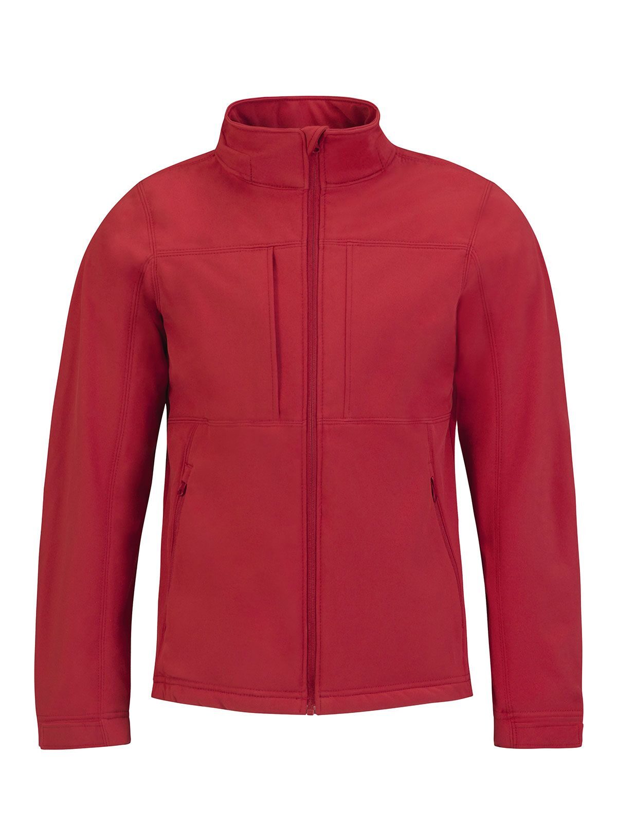 Chaqueta softshell con capucha para hombre - 004 - Rojo