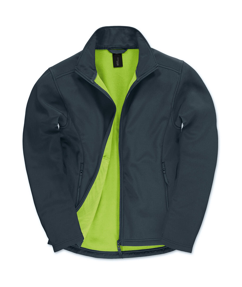 Chaqueta Softshell para hombre ID.701 - 270 - Azul marino/Verde neón