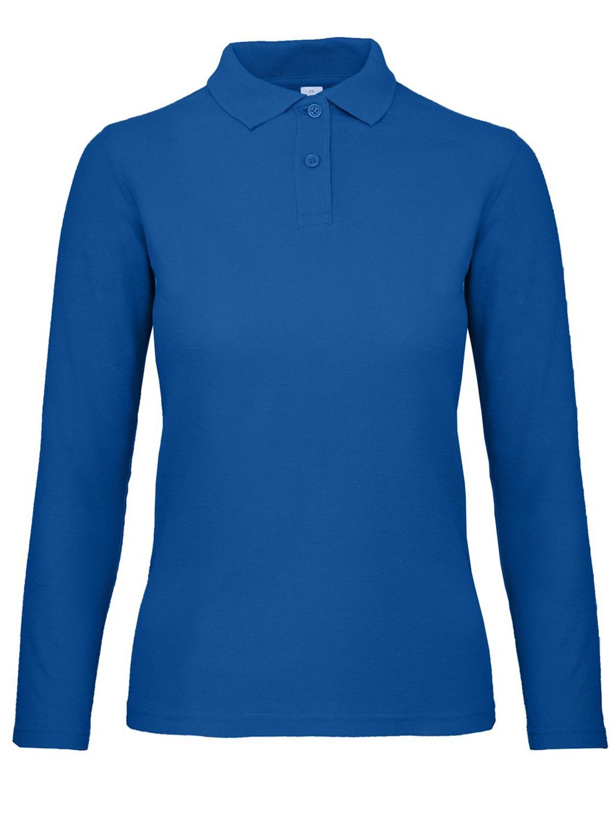 Polo de manga larga para mujer ID.001 - RB450 - Azul real